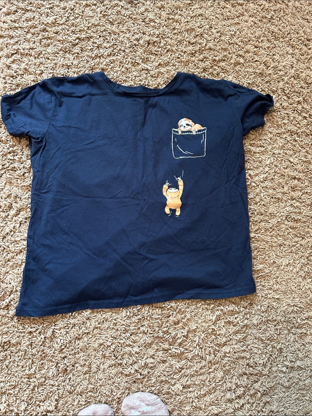 SHEIN sloth tshirt size X-Large